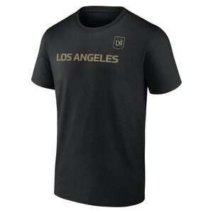Fanatics Black and Gold Los Angeles Tee